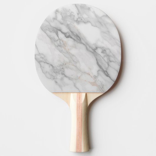 Raquette De Ping Pong Marbre Blanc (Devant)