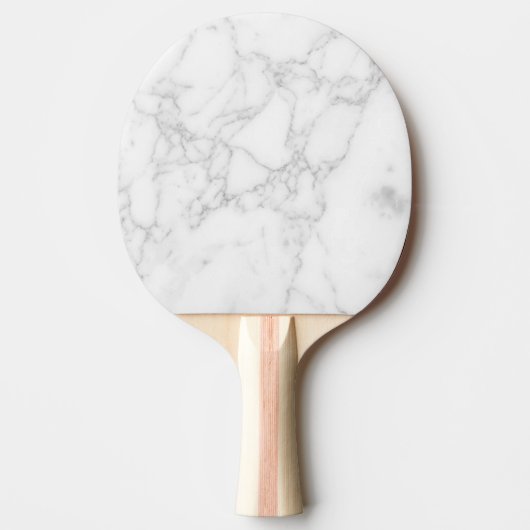 Raquette De Ping Pong Marbre Blanc (Devant)
