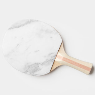 Raquette De Ping Pong Marbre Blanc