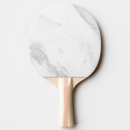 Raquette De Ping Pong Marbre Blanc (Dos)