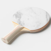Raquette De Ping Pong Marbre Blanc (Devant Angle)