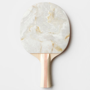 Raquette De Ping Pong Marbre Calacatta Gold Simple