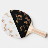 Raquette De Ping Pong Marbre noir et blanc (Côté)