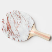 Raquette De Ping Pong Marbre or rose (Côté)