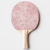 Raquette De Ping Pong Marbre rose et or Terrazzo (Dos)