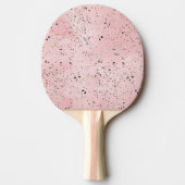 Raquette De Ping Pong Marbre rose et or Terrazzo (Devant)