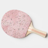 Raquette De Ping Pong Marbre rose et or Terrazzo (Côté)