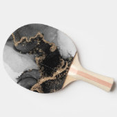 Raquette De Ping Pong Marbre Silver & Gold (Côté)