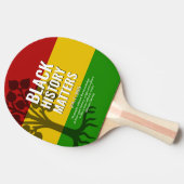 Raquette De Ping Pong MARCUS GARVEY Histoire noire (Côté)