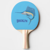 Raquette De Ping Pong Marée de plaisance de l'espadon (Dos)