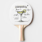 Raquette De Ping Pong Margarita Drink Recette Conception (Devant)
