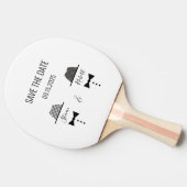 Raquette De Ping Pong Mariage Gay Enregistrer La Date Invitation (Côté)