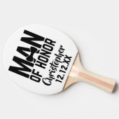 Raquette De Ping Pong Mariage Homme d'honneur Ping Paddle (Côté)