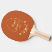 Raquette De Ping Pong Mariage Memento Ping Pong Paddle (Côté)