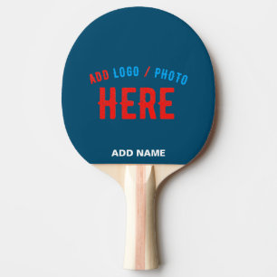 RAQUETTE DE PING PONG MARQUE MODERNE MODERNE PERSONNALISÉE MODERNE BLEUE