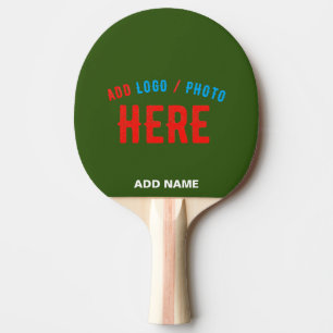 RAQUETTE DE PING PONG MARQUE MODERNE MODERNE VERTE DE FORÊT MODERNE VÉRI