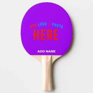 RAQUETTE DE PING PONG MARQUE VÉRIFIÉE DE VIOLET MODERNE ET PERSONNALISAB