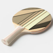 Raquette De Ping Pong Marron monochrome moderne (Devant Angle)