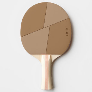 Raquette de ping pong marron Two Tone personnalisé
