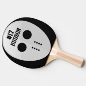 Raquette De Ping Pong Masque de hockey personnalisé (Côté)