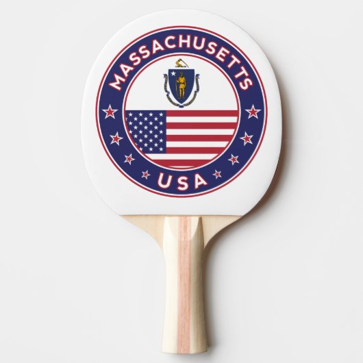 Raquette De Ping Pong Massachusetts (Devant)