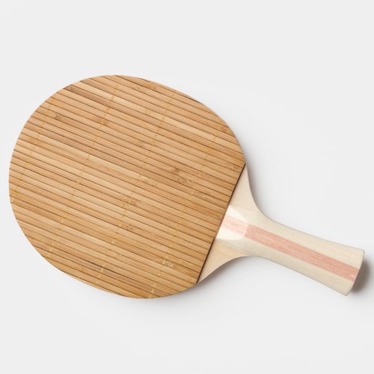 Raquette De Ping Pong Mat de bambou clair (Côté)