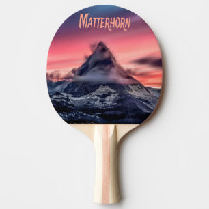 Raquette De Ping Pong Matterhorn Mountain Europe Alpes Suisse Italie