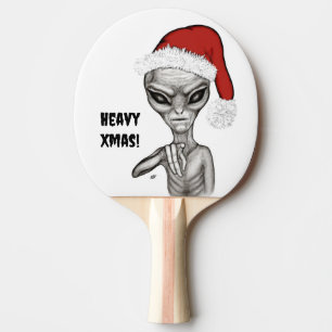 Raquette De Ping Pong Mauvais Alien, Lourds Noël !