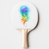 Raquette De Ping Pong Méduse arc-en-ciel (Dos)