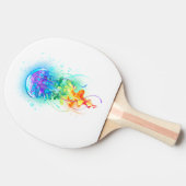 Raquette De Ping Pong Méduse arc-en-ciel (Côté)