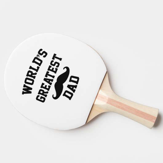 Raquette De Ping Pong Meilleur papa du monde (Côté)