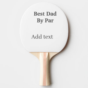 Raquette De Ping Pong Meilleur papa par gris noir idée cadeau fête des p
