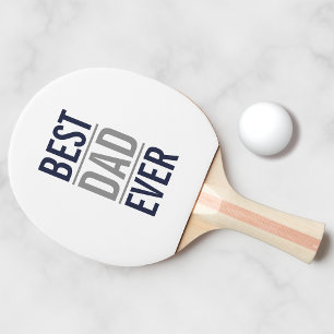 Raquette De Ping Pong Meilleur père  Marine bleue moderne