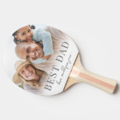 Raquette De Ping Pong Meilleur père photo (Côté)