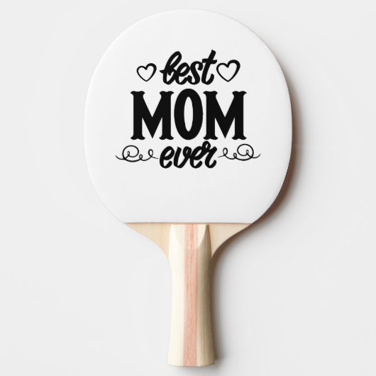 Raquette De Ping Pong Meilleure maman jamais (Devant)