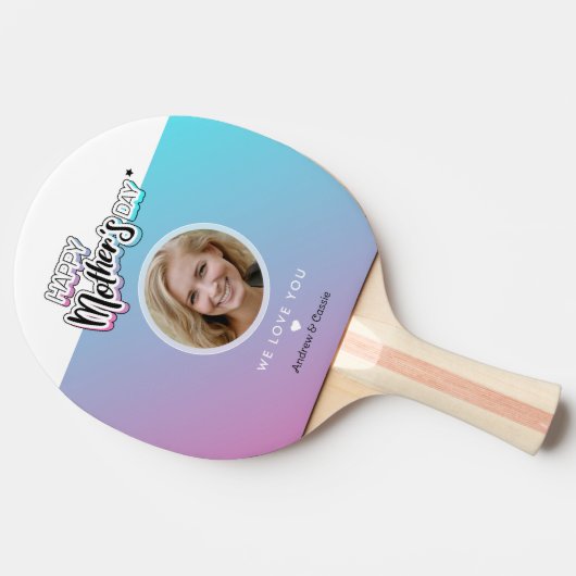 Raquette De Ping Pong Meilleure maman jamais (Côté)