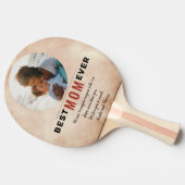 Raquette De Ping Pong Meilleure maman jamais aquarelle Mère`Jour Photo P (Côté)