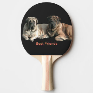 Raquette De Ping Pong Meilleurs amis des Mastiffs