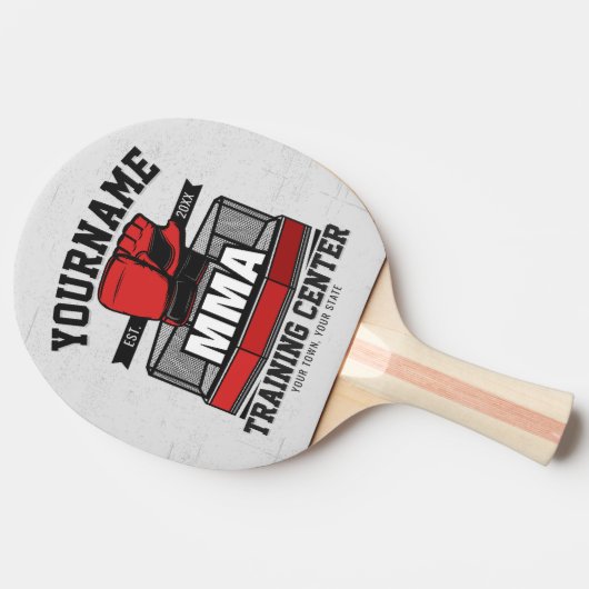 Raquette De Ping Pong Mélange d'arts martiaux AJOUTER LE NOM MIXED MARTI (Côté)