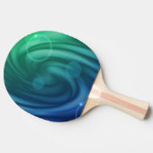 Raquette De Ping Pong Mélange De Couleurs Bleu Et Vert Doux Vortex (Côté)