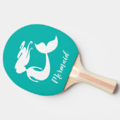 Raquette De Ping Pong Mermaid Anniversaire table de ping pong paddle (Côté)