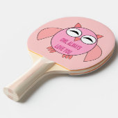 Raquette De Ping Pong Message d'amour mignon Ping Pong Paddle (Devant Angle)