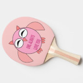 Raquette De Ping Pong Message d'amour mignon Ping Pong Paddle (Côté)