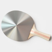 Raquette De Ping Pong Métallique argenté (Côté)