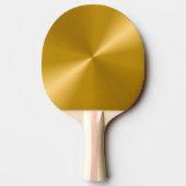 Raquette de Ping Pong Métallique Or (Dos)