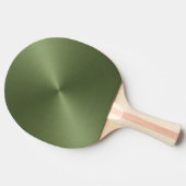 Raquette De Ping Pong Métallique verte (Côté)