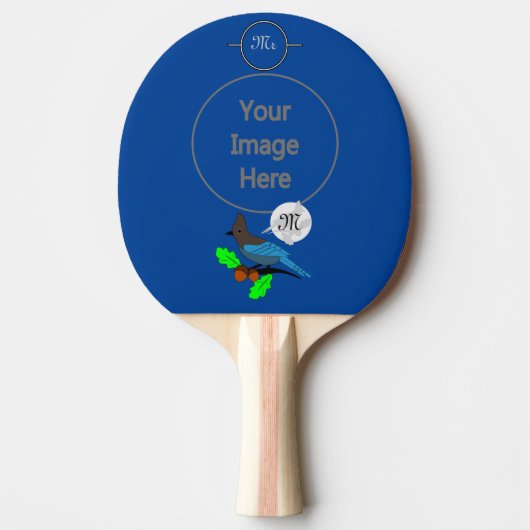 Raquette De Ping Pong Metteur Blue Jay Monogram (Devant)