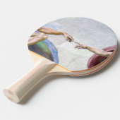 Raquette De Ping Pong Michelangelo - Création d'Adam Isolé (Devant Angle)