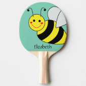 Raquette De Ping Pong Mignon gaffez l'abeille personnalisée (Devant)