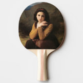 Raquette De Ping Pong Mignon Innocence d'une adolescente, Bouguereau (Dos)